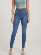 Contour Fit High-Rise Skinny Trousers