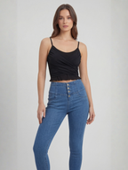 Luna Wrap Crop Cami Top