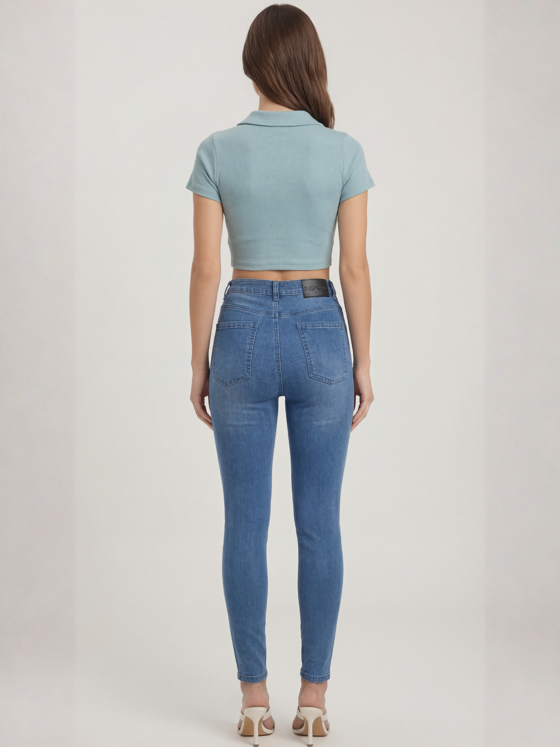 Contour Fit High-Rise Skinny Trousers