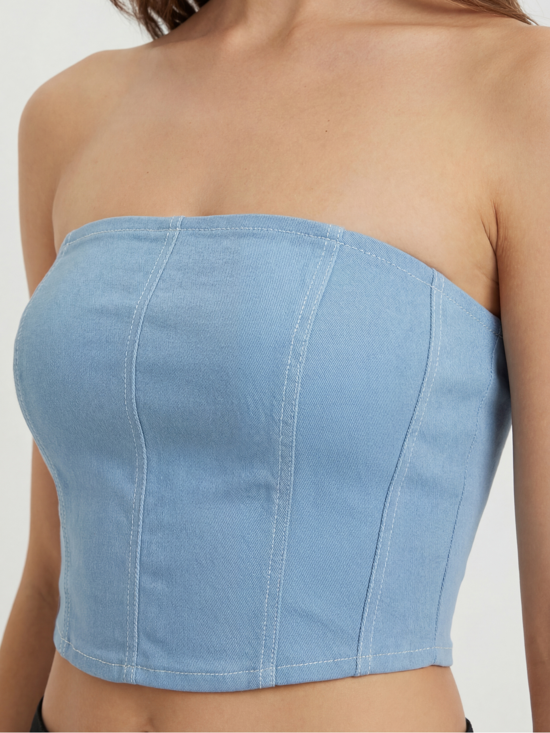 SculptFit Strapless Corset Top