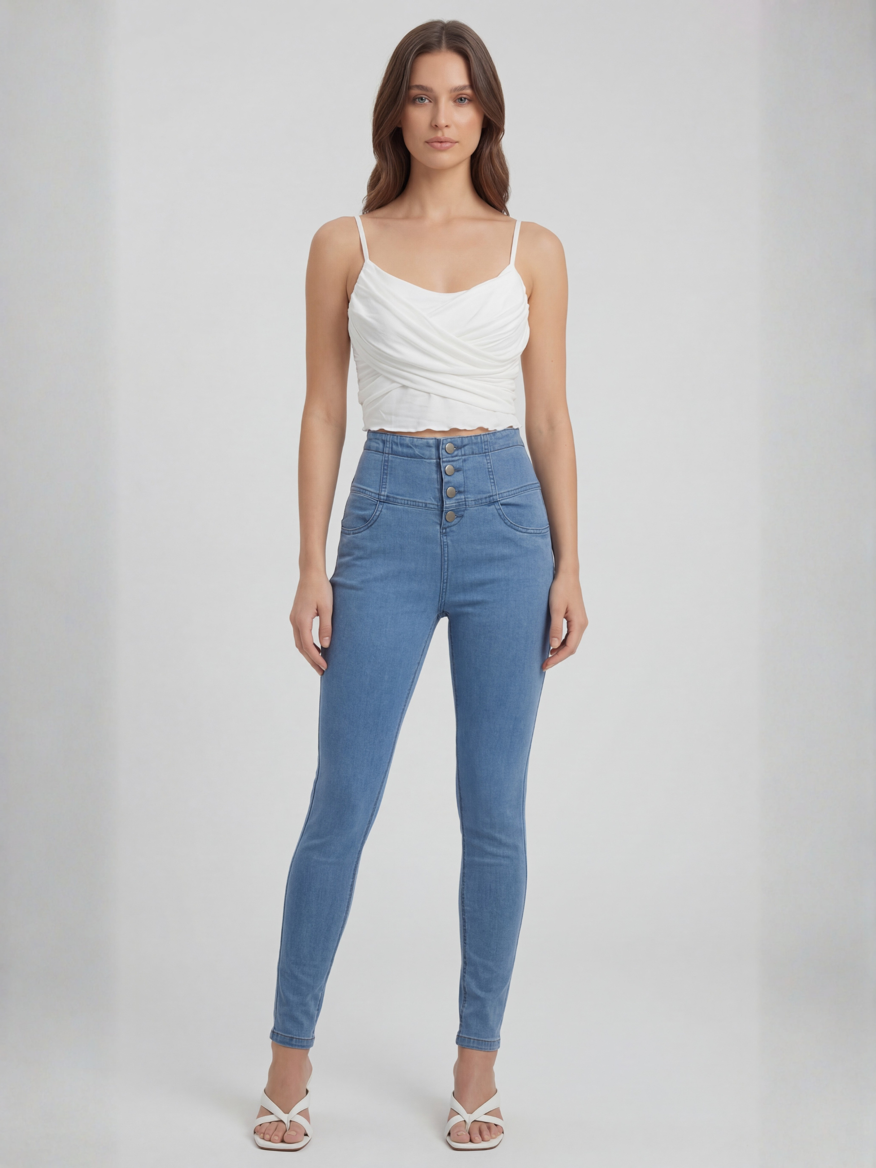 Luna Sculpt High-Rise Skinny Jeans