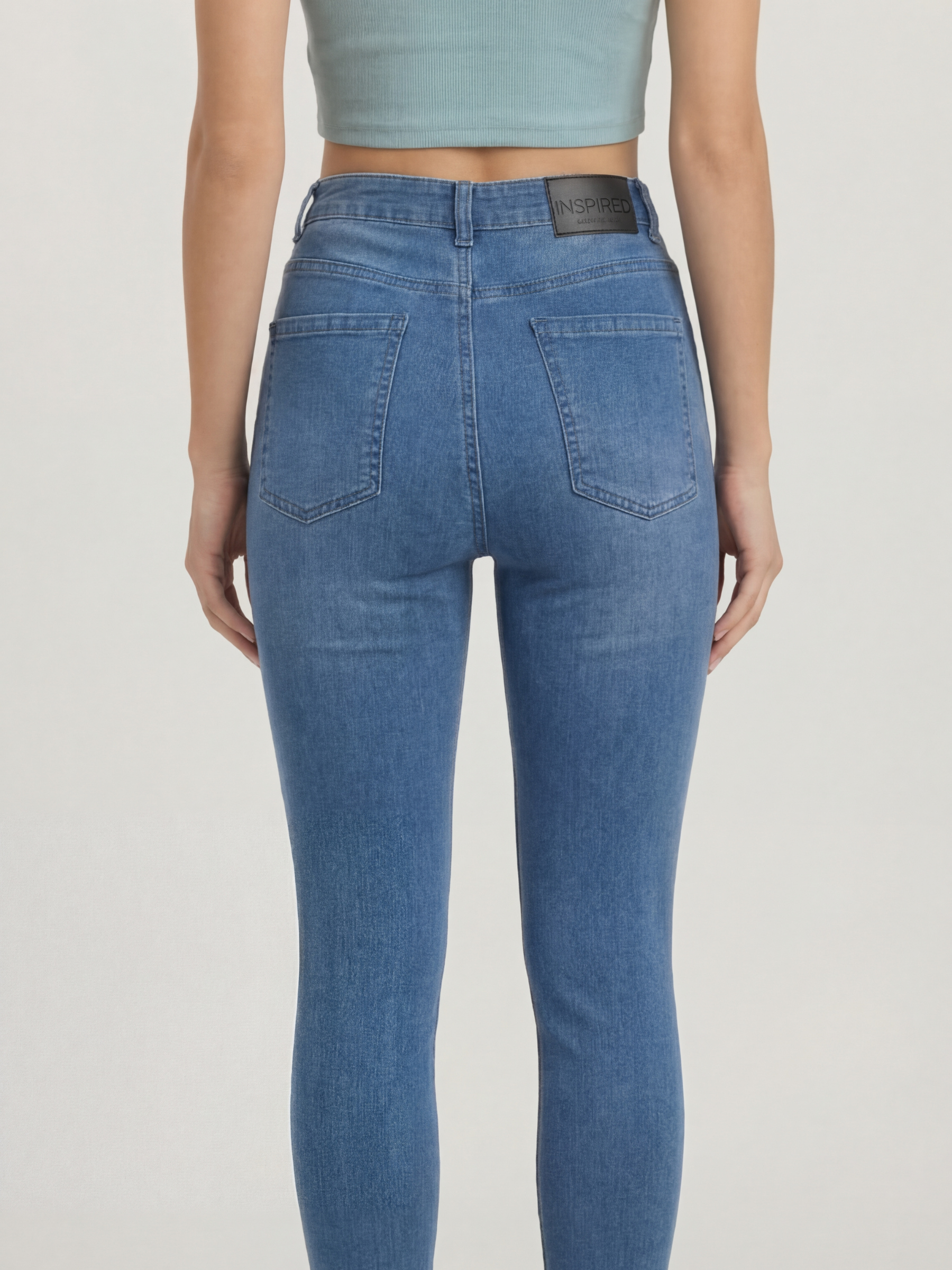 Contour Fit High-Rise Skinny Trousers