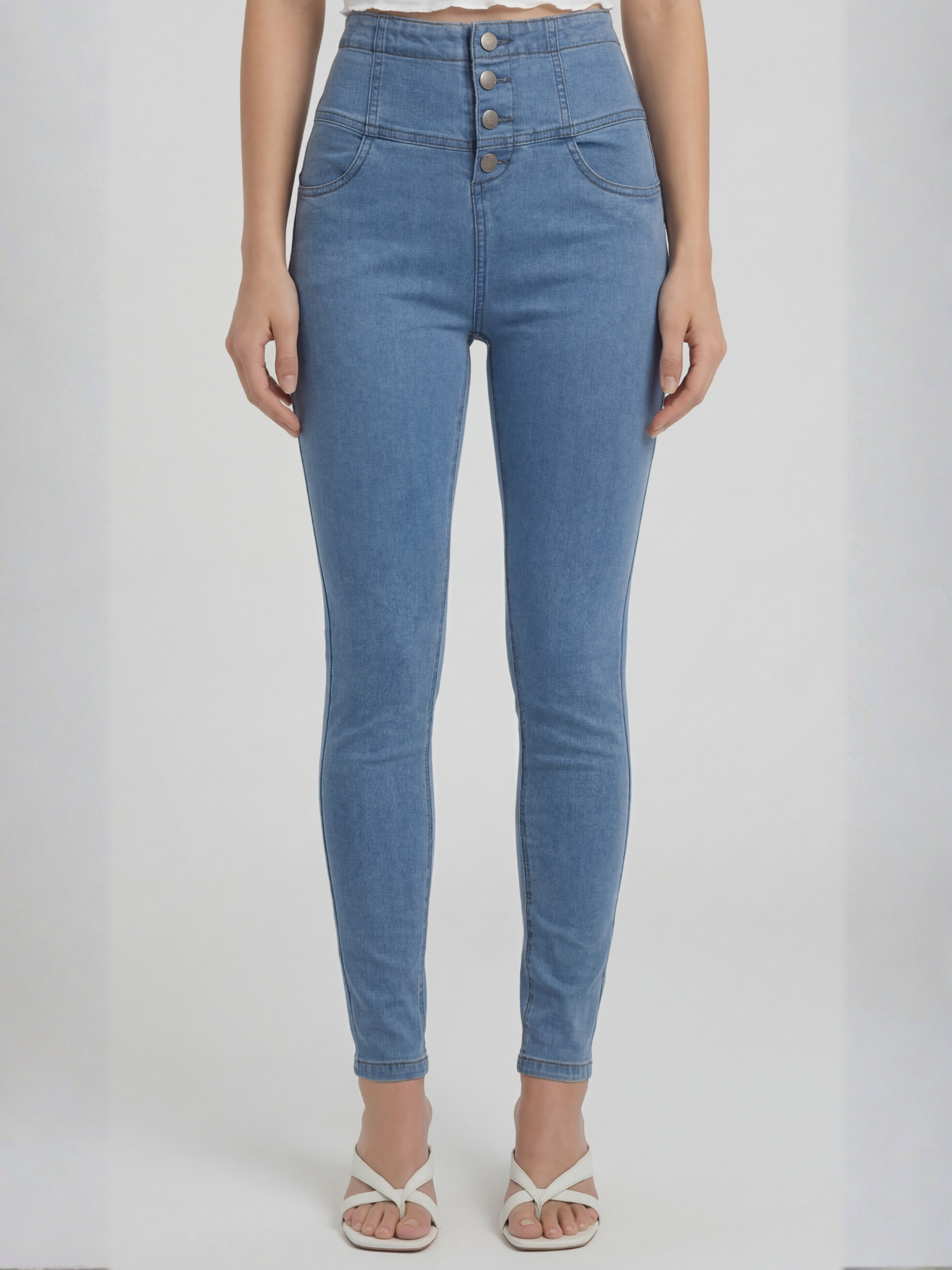 Luna Sculpt High-Rise Skinny Jeans