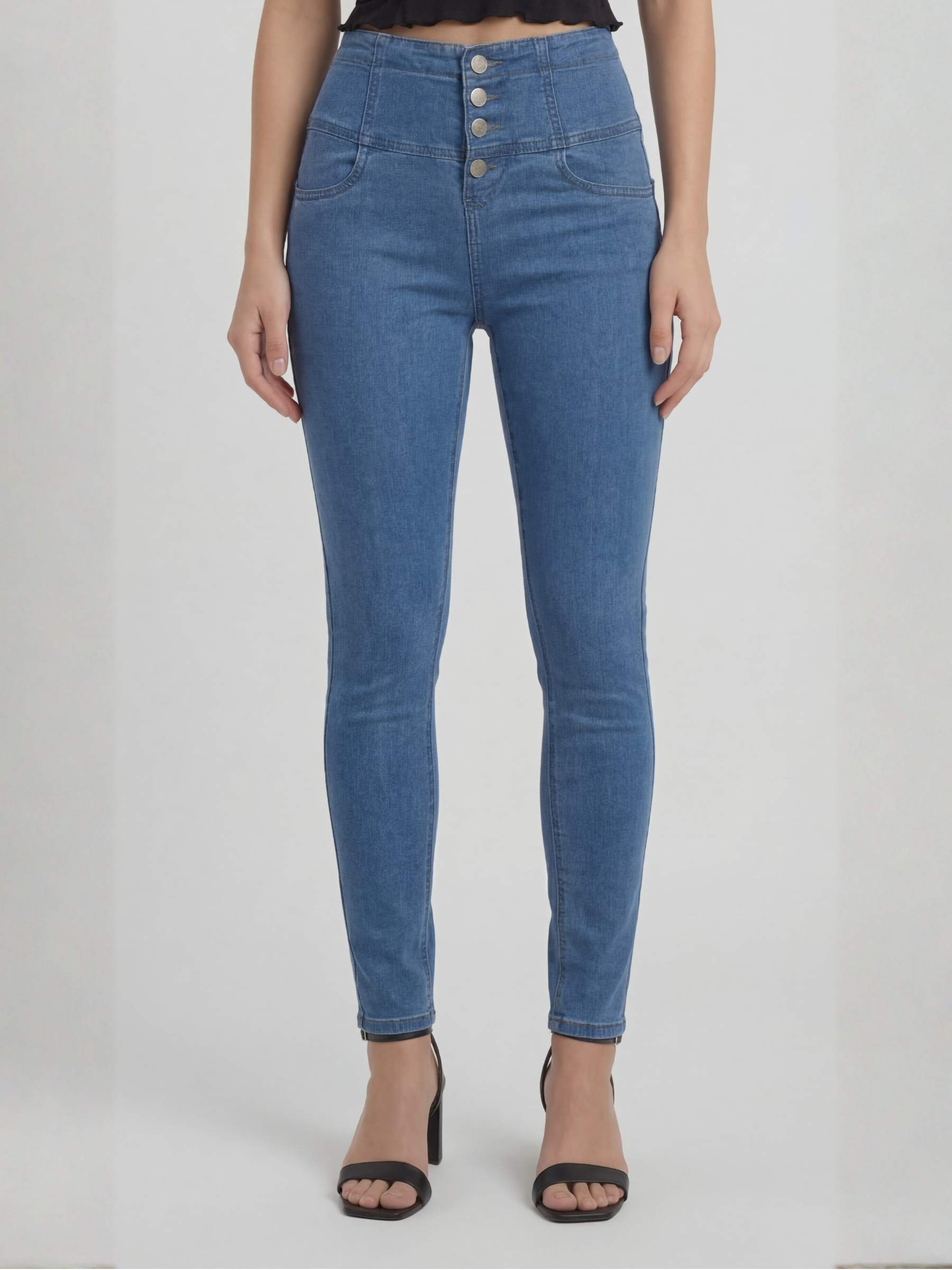 Luna Sculpt High-Rise Skinny Jeans